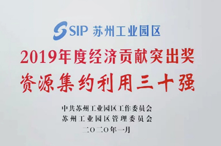 2019年度资源集约利用奖